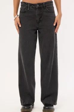 Billie Low Jean Ash Black