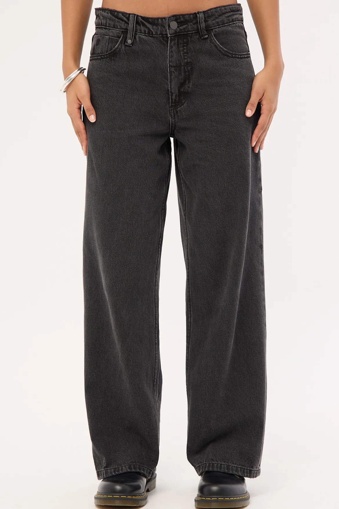 Billie Low Jean Ash Black