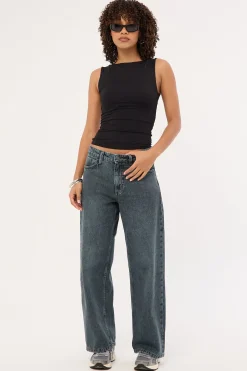 Billie Low Jean Metal Blue