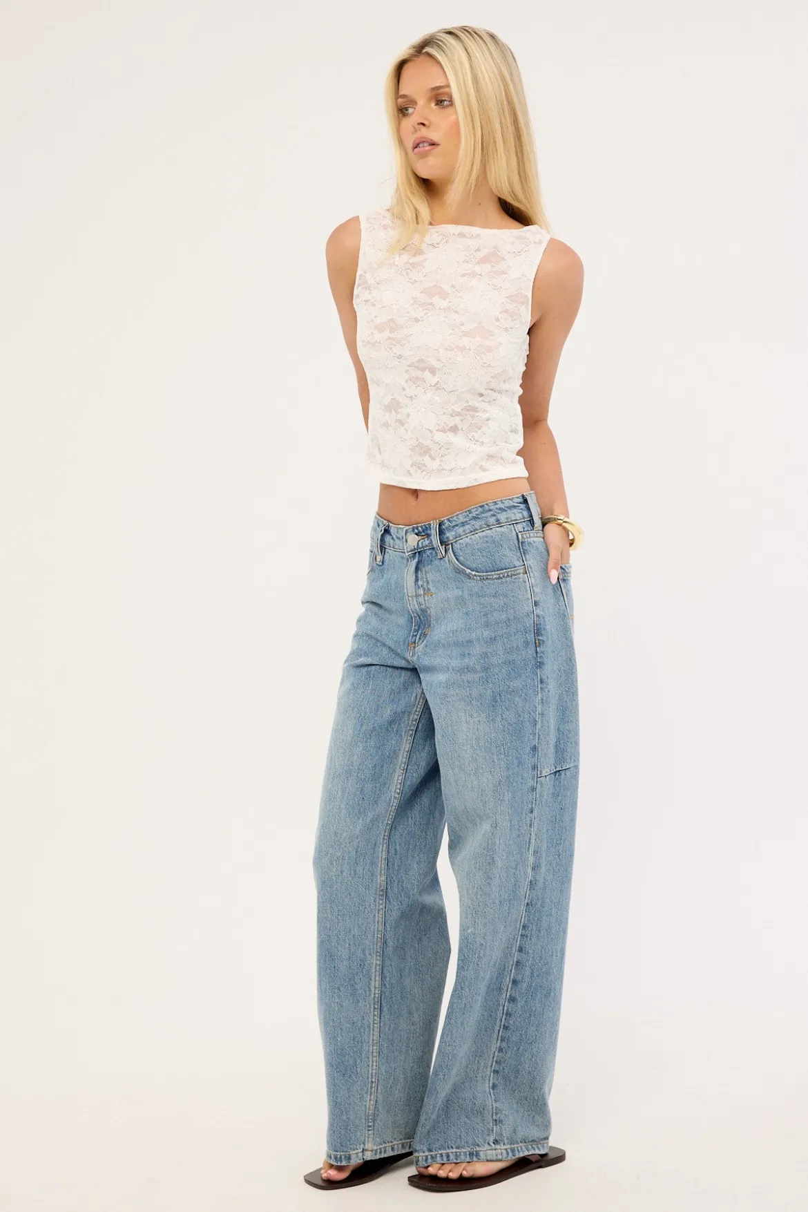 Billie Low Rise Dopamine Jean Rustic Fade