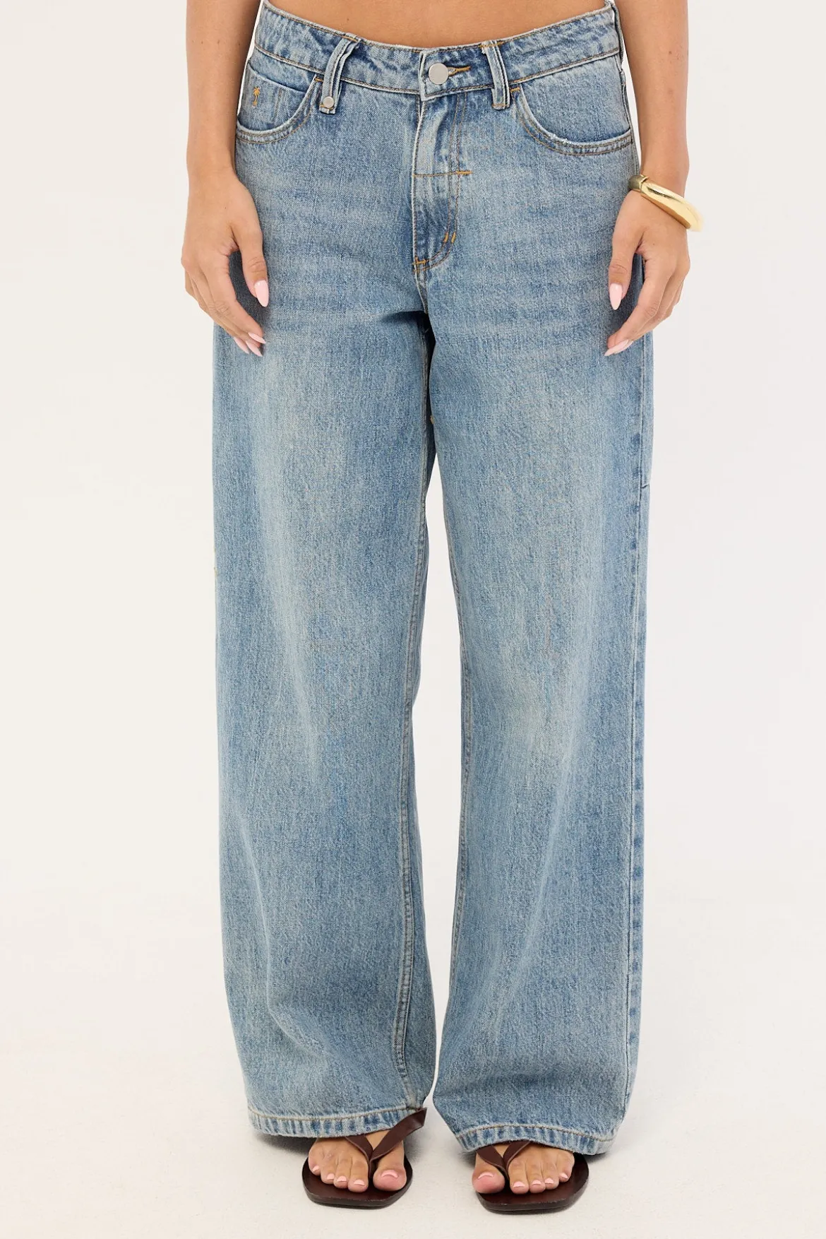 Billie Low Rise Dopamine Jean Rustic Fade