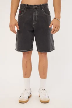 Bitten Twice Biggest Slacker Carpenter Short Black Fade