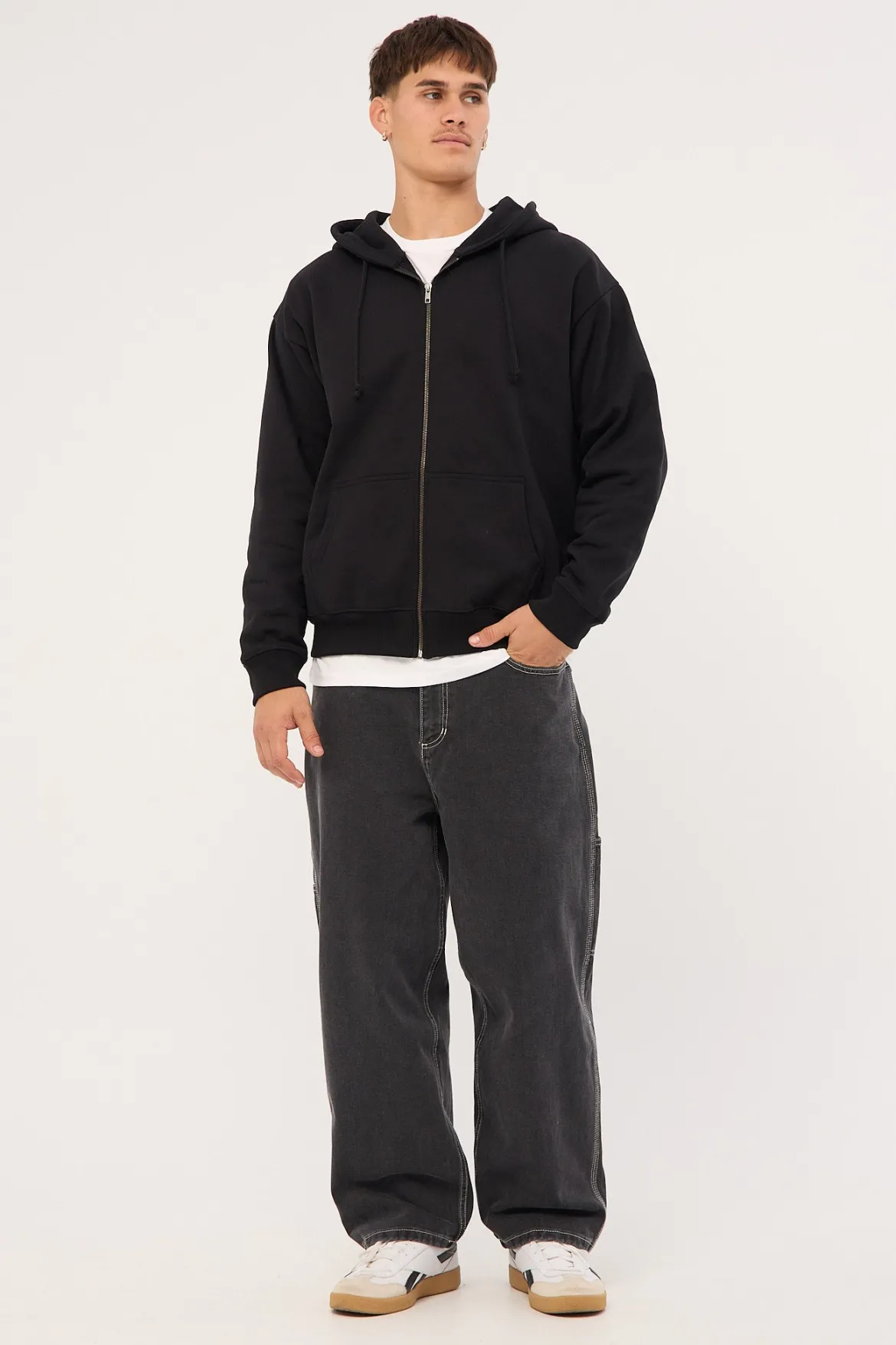 Bitten Twice Biggest Slacker Carpenter Jean Black Fade