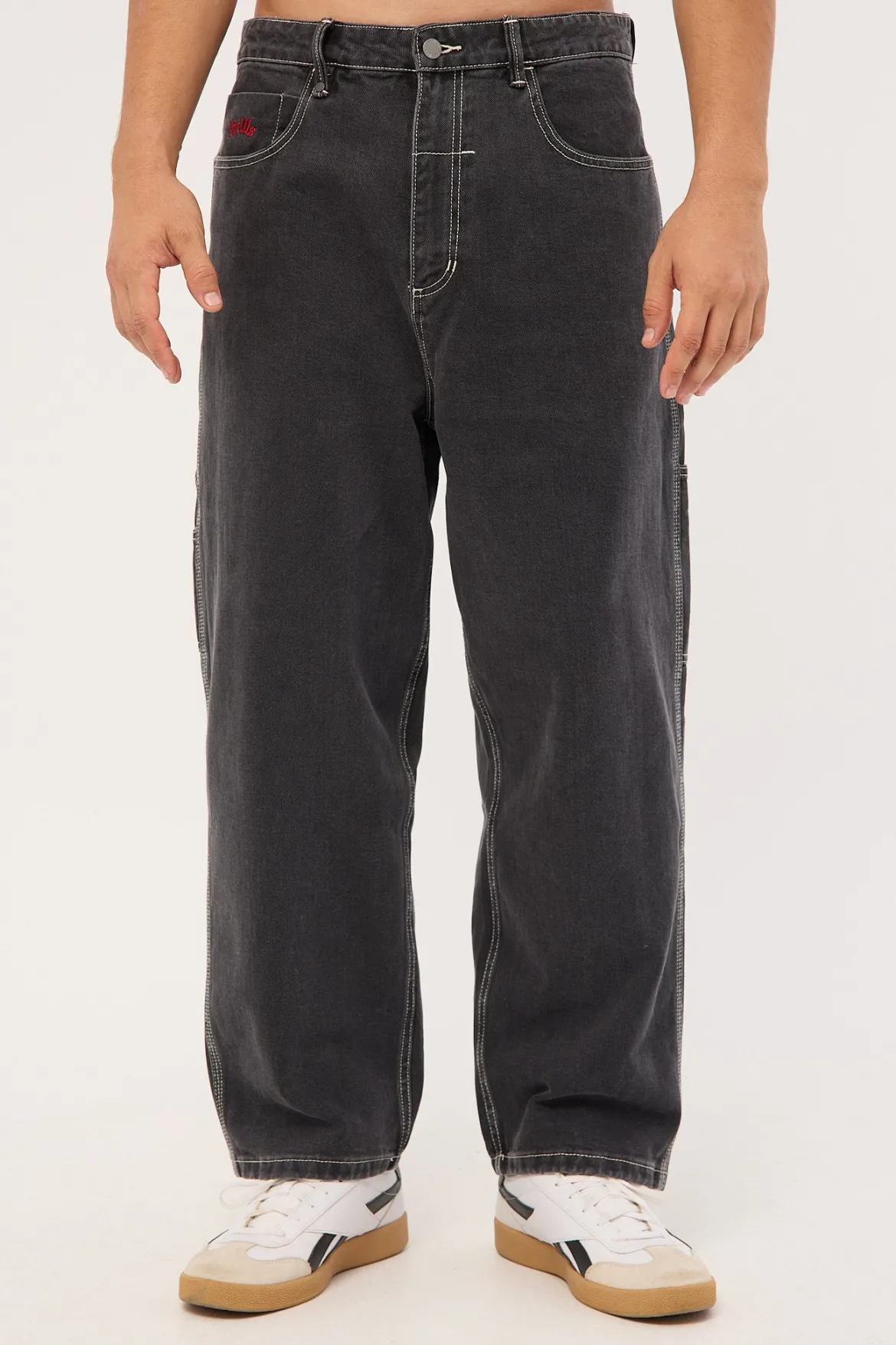 Bitten Twice Biggest Slacker Carpenter Jean Black Fade