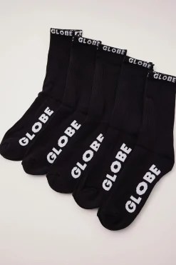 Blackout Crew Sock 5pk Black