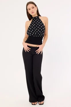 Blair Straight Leg Pant Black