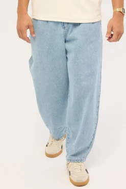 Blanco Pleated Jean Haze Blue