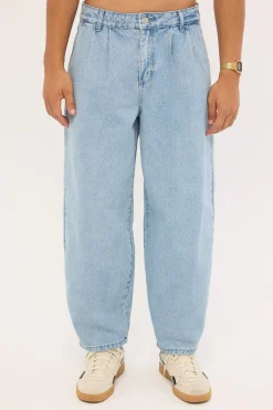 Blanco Pleated Jean Haze Blue