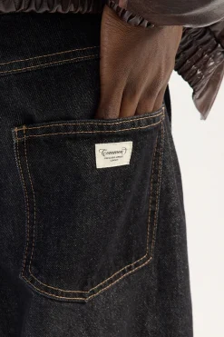 Blanco Pleated Jean Raw Black