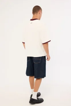 Blanco Pleated Jort Raw Indigo