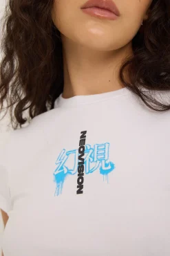 Blast Baby Tee White