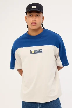 Blender Oversize Panel Tee Blue Depths