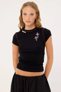 Blessed Baby Tee Black