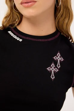 Blessed Baby Tee Black