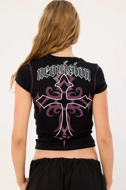 Blessed Baby Tee Black
