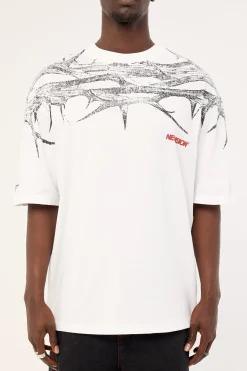 Blight Oversize Super Heavy Tee White
