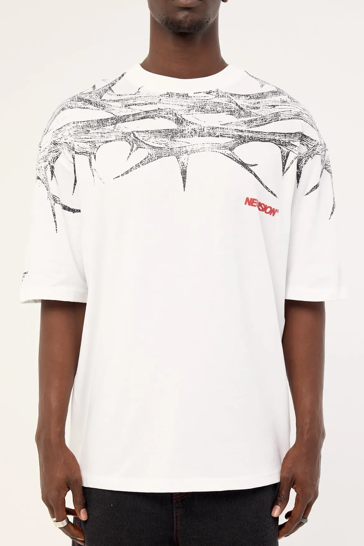 Blight Oversize Super Heavy Tee White