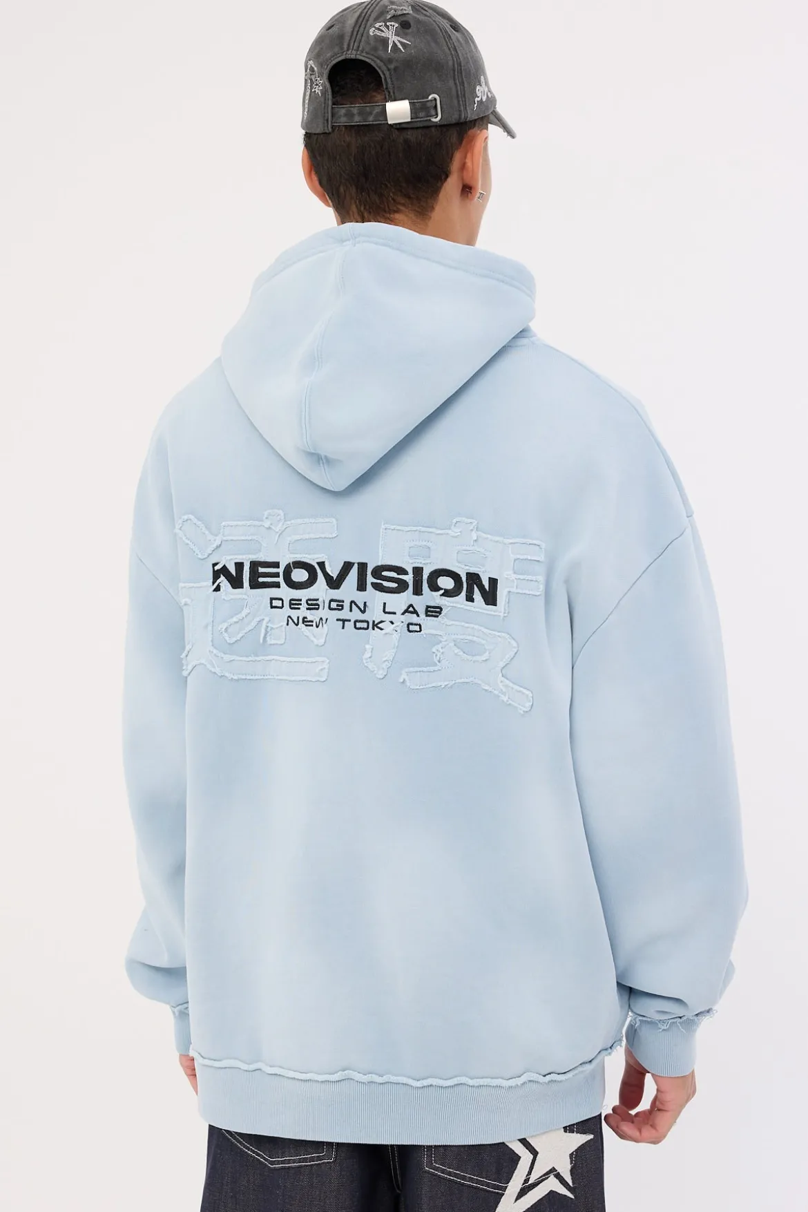 Blitz Street Hoodie Sunfade Light Blue