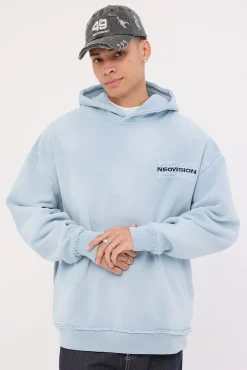 Blitz Street Hoodie Sunfade Light Blue