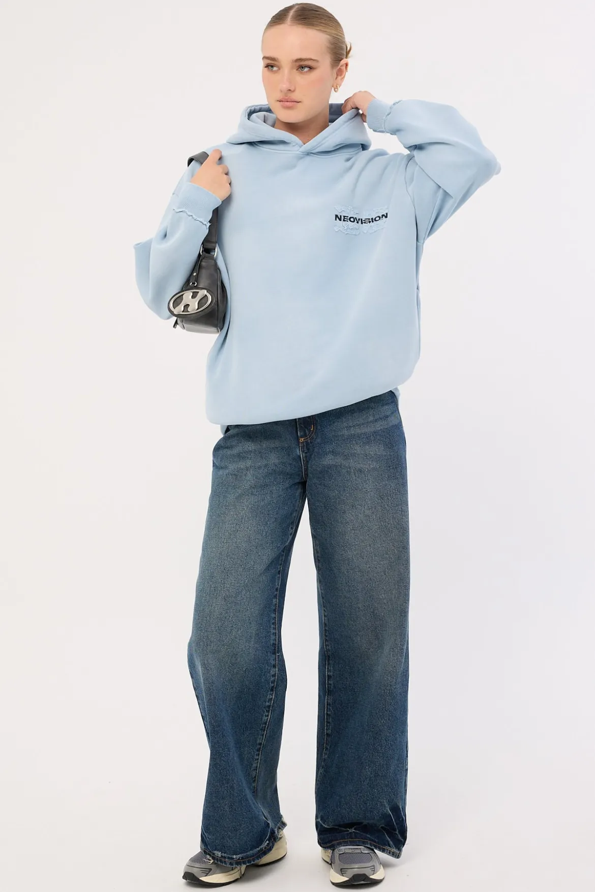 Blitz Street Hoodie Sunfade Light Blue
