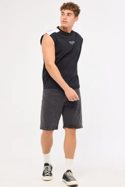 Blockade Muscle Tank Black/White