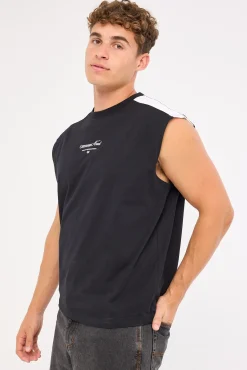 Blockade Muscle Tank Black/White