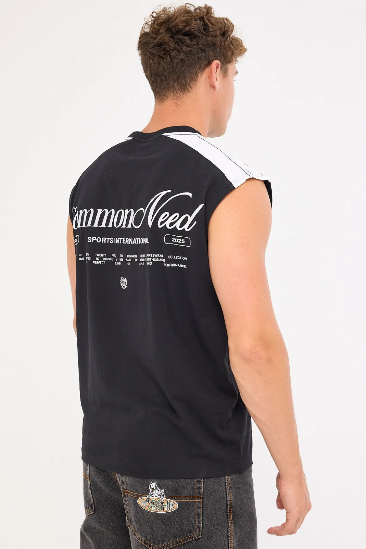 Blockade Muscle Tank Black/White