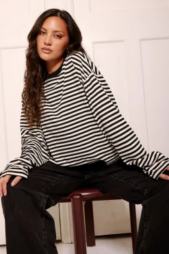 Bloom Long Sleeve Onyx Stripe