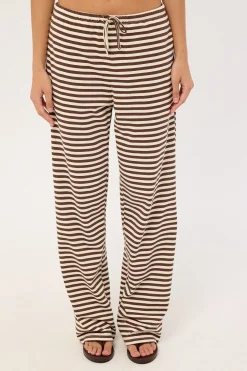 Bloom Pant Dark Chocolate Stripe