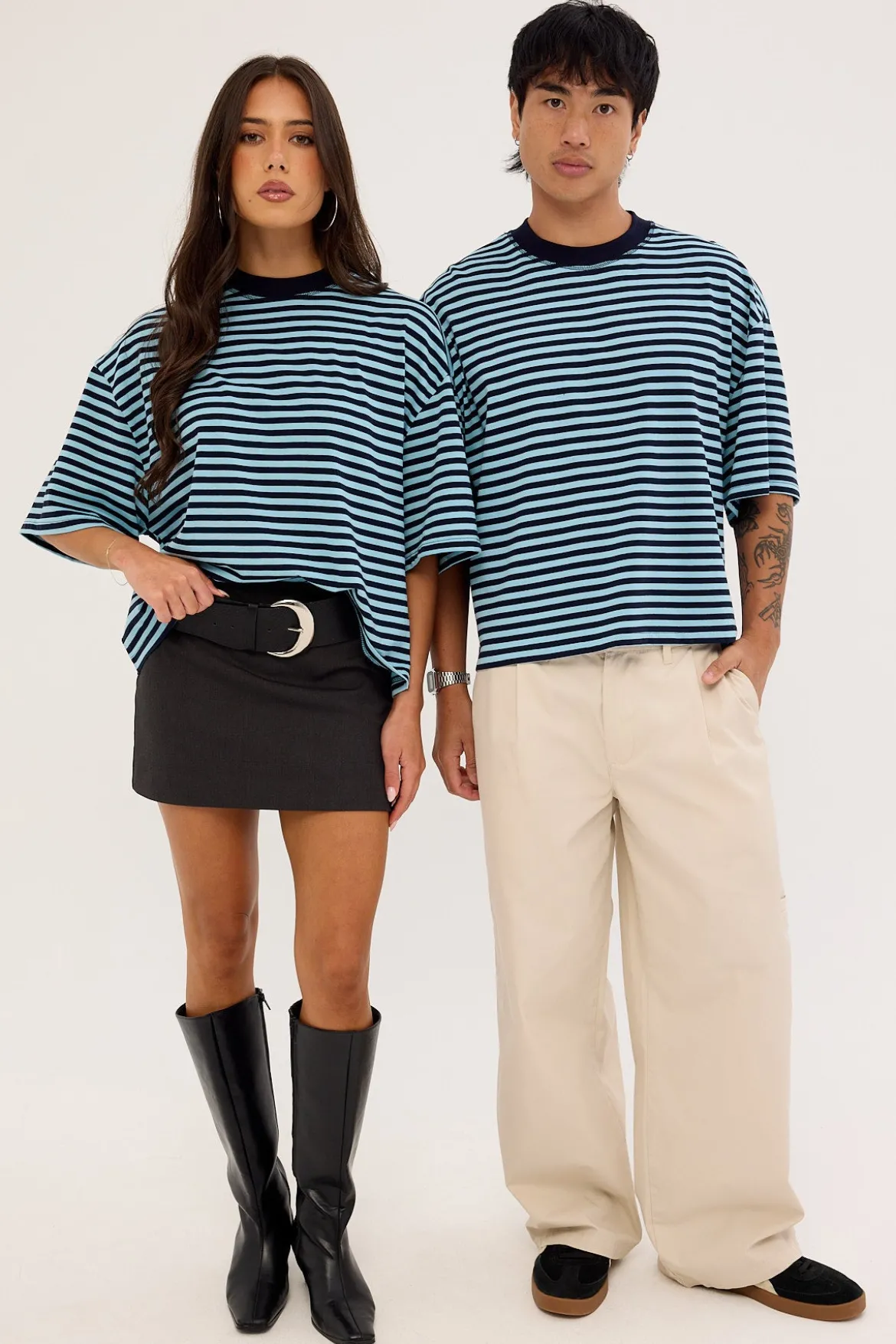 Bloom Short Sleeve Navy Sea Stripe