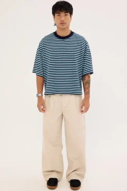 Bloom Short Sleeve Navy Sea Stripe
