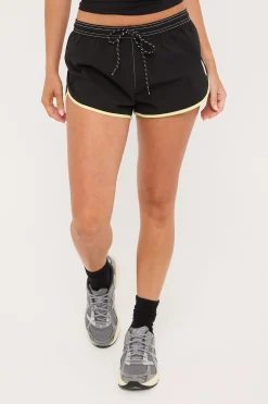 Boardrider Micro Boardshort Black Lime