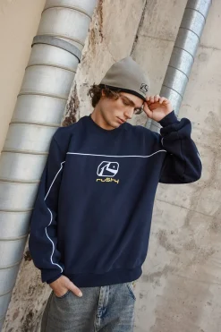 Bolter Crew Fleece Navy Blue