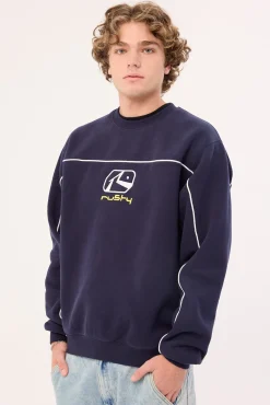 Bolter Crew Fleece Navy Blue