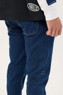 Bones Denim Jean Dark Rinse Blue