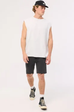 Bones Denim Short Ash Black