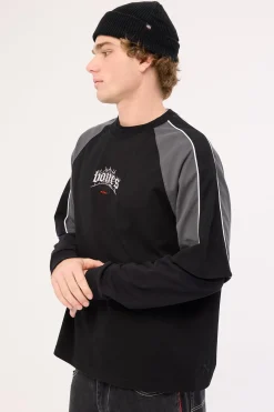 Bones Steeze Panel Boxy Tee Black