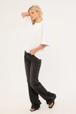 Bootcut Low Rider Jean Worship Black Dust