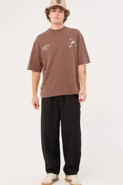 Botanica Heavyweight Easy Tee Brown