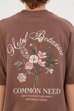 Botanica Heavyweight Easy Tee Brown