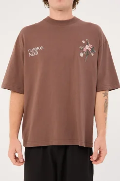 Botanica Heavyweight Easy Tee Brown