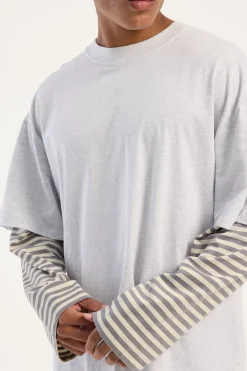 Bottega Shirt Ash Stripe