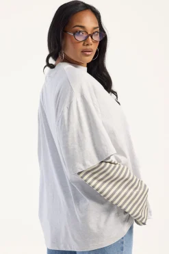 Bottega Shirt Ash Stripe