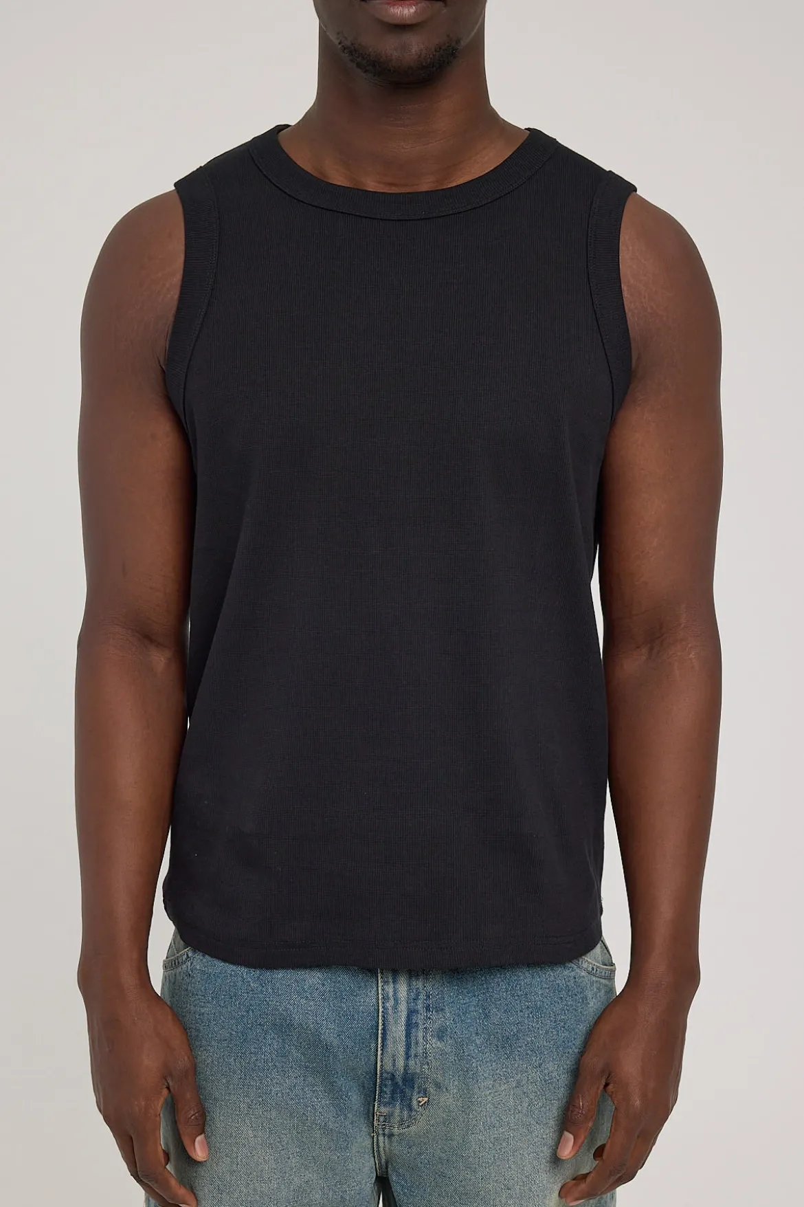 Bound High Neck Tank Black