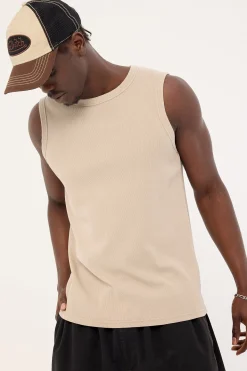 Bound High Neck Tank Washed Granite