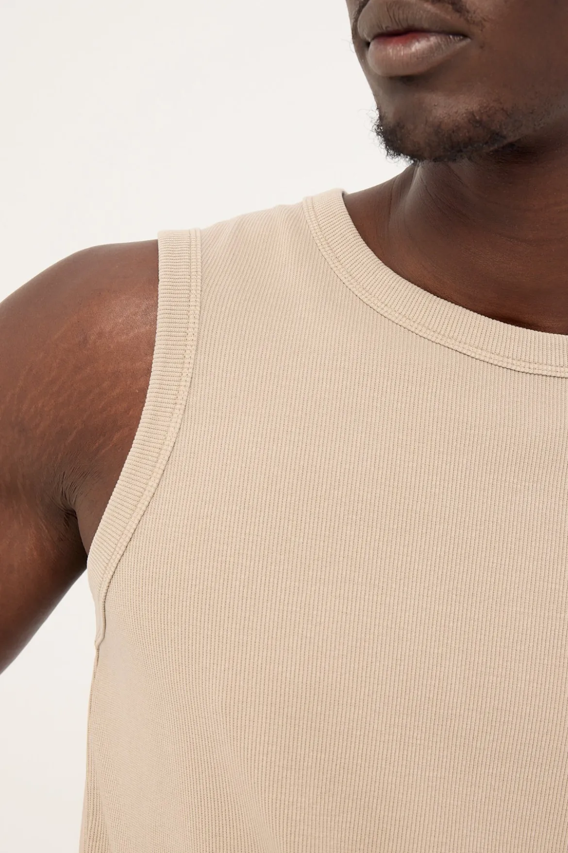 Bound High Neck Tank Washed Granite