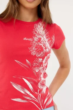 Boundless Club Tee Flame Red