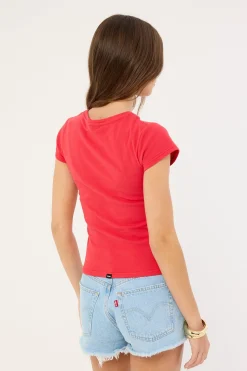 Boundless Club Tee Flame Red