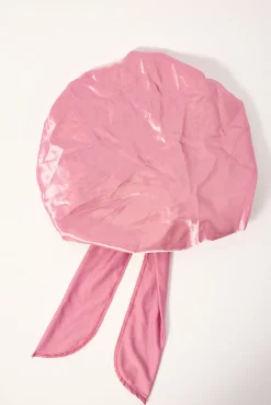 Bow Hair Bonnet Pink