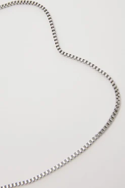 Box Chain Necklace Stainless Steel